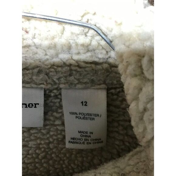 Alfred Dunner Faux Suede Jacket Brown Size 12 - Picture 6 of 6